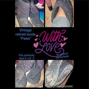Vintage retired Paws booties
